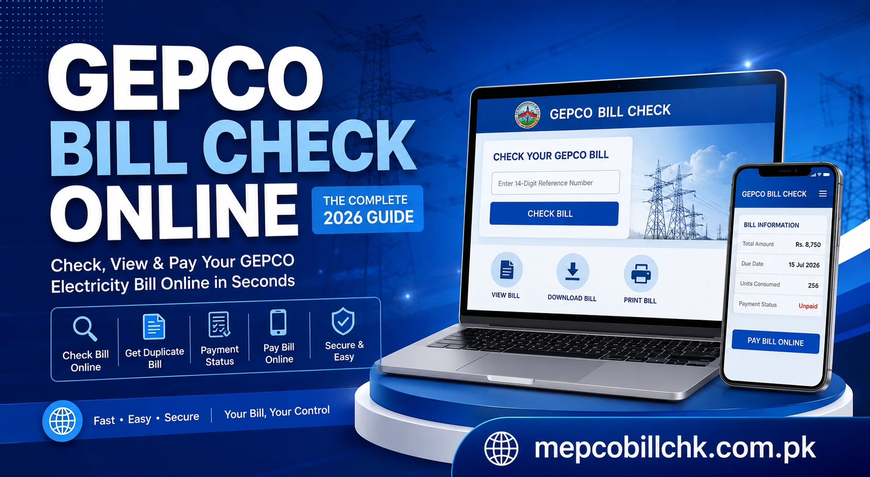 GEPCO Bill Check