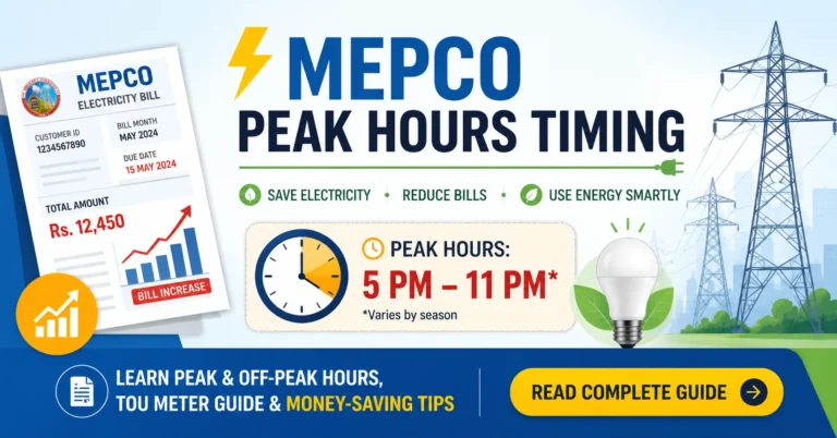 MEPCO Peak Hours